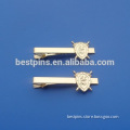 Alloy material custom shiny gold 3D design metal tie pin